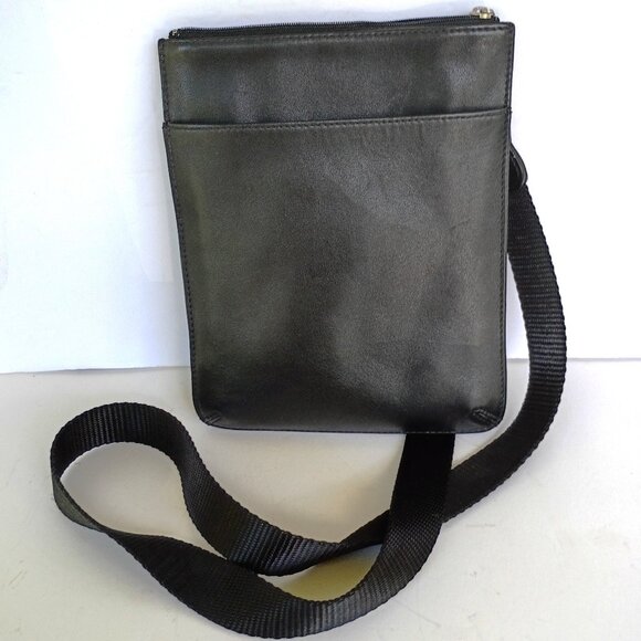 COACH Brown Genuine Leather Messenger/Crossbody Bag Purse - Picture 2 of 8